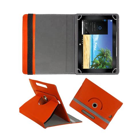 Fastway Rotating 360° Leather Flip Case Cover for iBall Slide PenBook ...