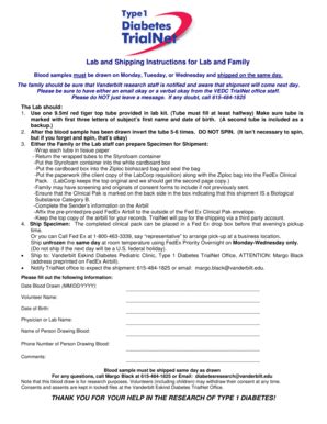 Fillable Online mc vanderbilt Instructions to Laboratory Form - mc ...