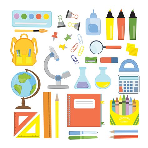 School Items Clipart | School Activities