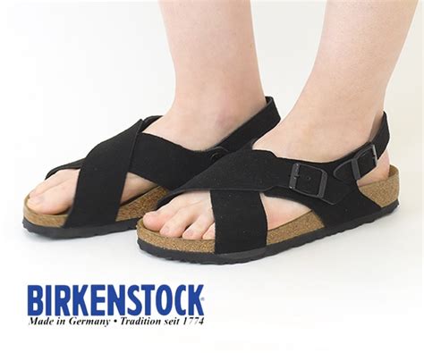 BIRKENSTOCK ビルケンシュトック "TULUM 2 VL" BLACK トゥルム 2 スエードレザー クロスバックル ソフトフット ...