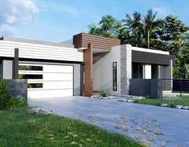 Redesign the appearance of facade and parapet roof for new home ...