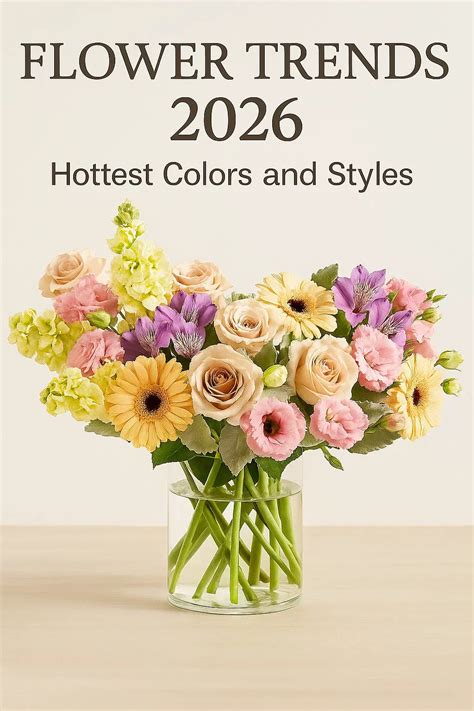 Flower Trends 2026: Hottest Colors & Styles | James Cress Florist