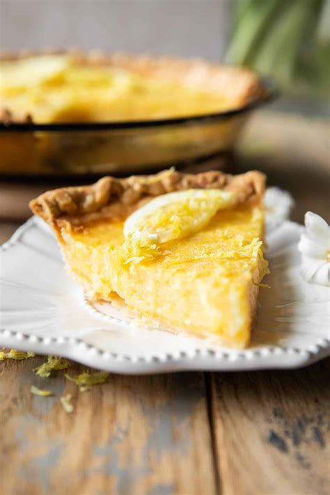 Lemon Chess Pie (Easy Recipe) - Desserts & Drinks