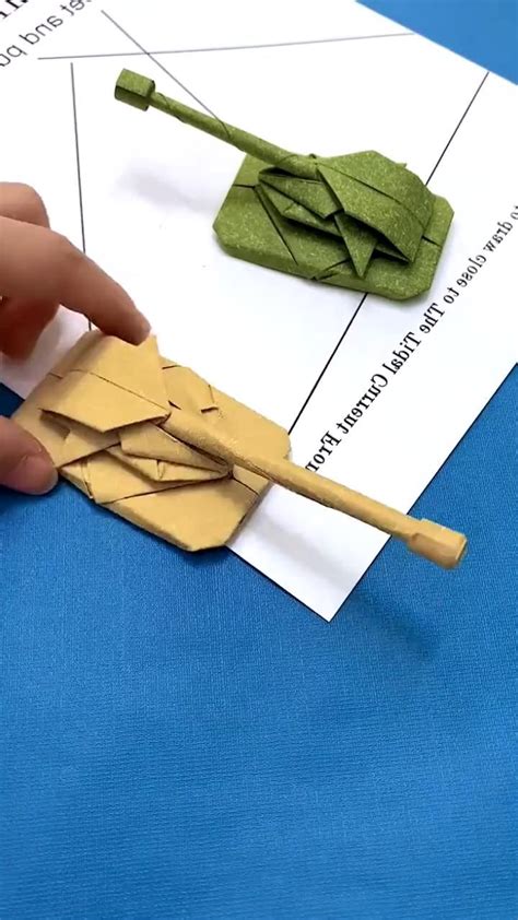 Image result for Origami Tank Tutorial