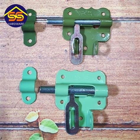 Jual GRENDEL OVERVAL TEBAL 2 inch / Grendel Pintu + Slot Gembok - tipis ...