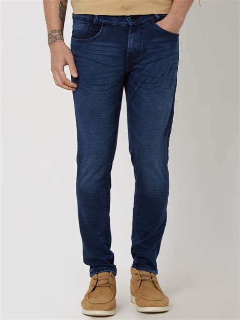 Ankle Length Jeans for Mens - Mufti Jeans