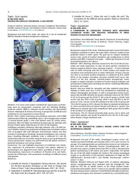 Image result for Study Report About Difficult Intubation