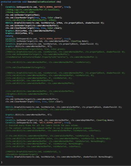 Unity Write Normal Shader 的图像结果
