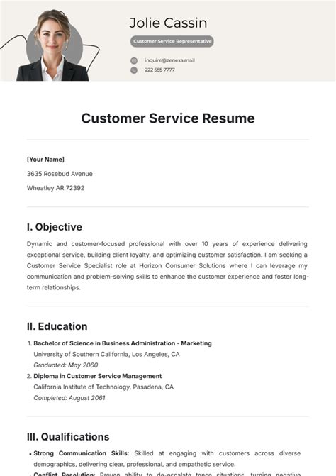 Image result for Insurance Customer Service CV Template