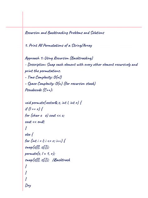 Image result for Recursion vs Backtracking