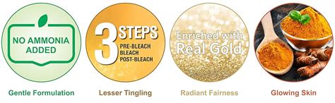 VLCC Insta Glow Gold Bleach - 402 g | With Colloidal Glow For Glowing ...