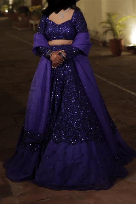 SURABHI CHOPRA BLUE LEHENGA SET – Kuro Clothing India