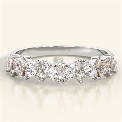 Buy 14k Gold Marquise Lab Grown Diamond Ring: Vintage Bridal Promise ...