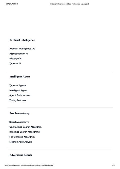Rules of Inference in Artificial Intelligence - Javatpoint - Artificial ...