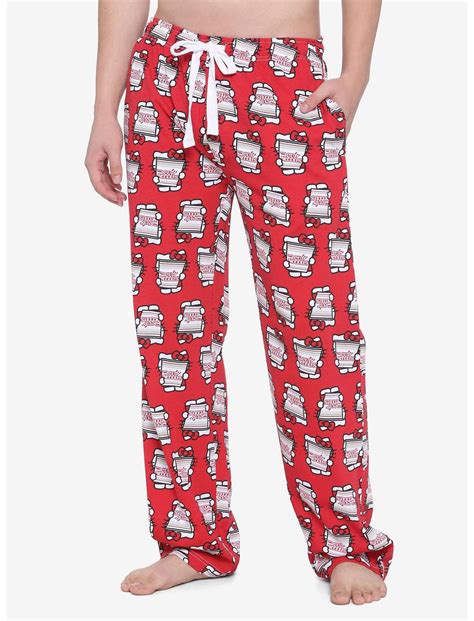 Nissin Cup Noodles X Hello Kitty Red Pajama Pants | Hot Topic