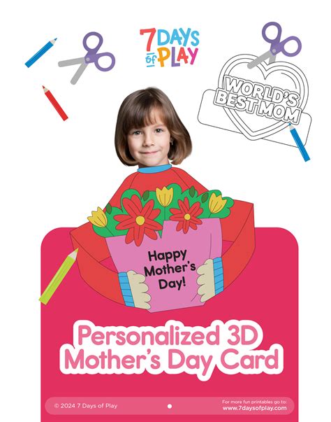 Printable Mother's Day Cards - A Beautiful and Free Template! - 7 Days ...