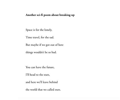 Poems About Breaking Up