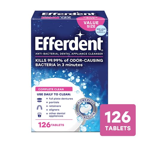 Efferdent Retainer & Denture Cleaner Tablets, India | Ubuy