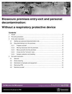 Fillable Online Biosecure premises entry-exit and personal ...