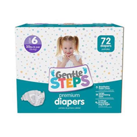 Gentle Steps Super Pack Baby Diaper, Size 6, 72 ct