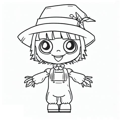 Scarecrow Coloring Tutorial 的图像结果