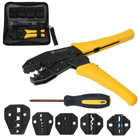 Voilamart Crimping Tool 0.5-35mm Crimping Pliers Set Heavy Duty Cable ...