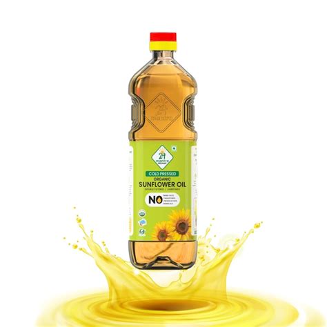 24 Mantra Organic Coldpressed Sunflower Oil 1L | Pack of 1 | 100% ...