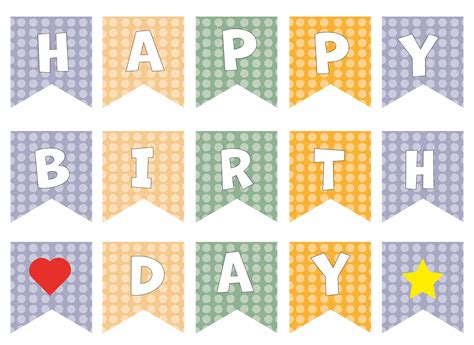 Happy Birthday Letters Template - 10 Free PDF Printables | Printablee