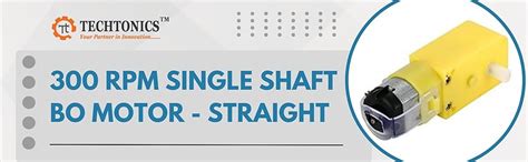 Techtonics 300 RPM BO Motor - Straight : Amazon.in: Industrial & Scientific