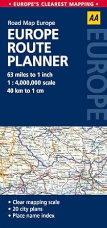Europe Route Planner : Automobile Association (Great Britain): Amazon ...