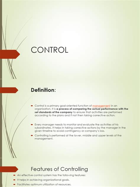 Controlling Function of Management 的图像结果