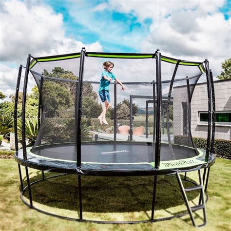 JumpFlex HERO 14 Feet Trampoline for Kids Outdoor Play Equipment with ...
