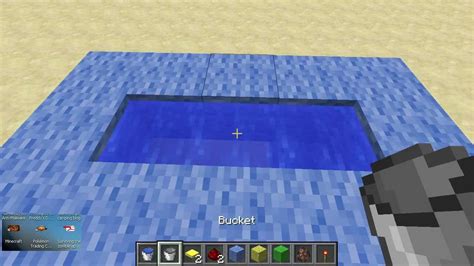 Minecraft Infinite Water Source 的图像结果