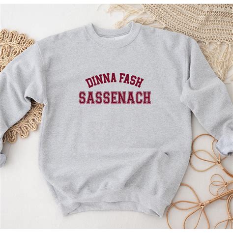 Funny Outlander Fan Shirt OUTLANDER Inspired Gift DINNA FASH Sassenach ...