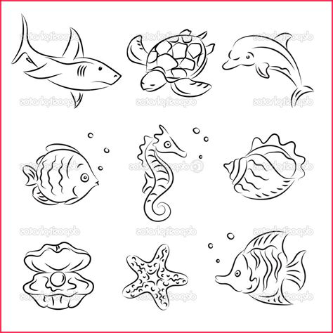 Water Animals Drawing at PaintingValley.com | Explore collection of ...