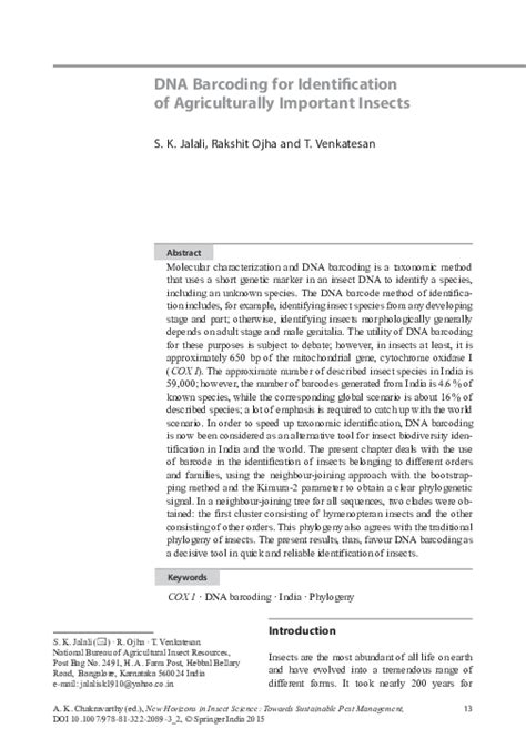 Image result for Insect DNA Barcoding