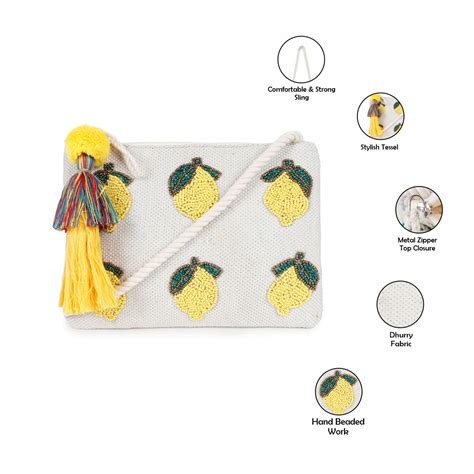 ASTRID Natural Mesh Fabric Crossbody Sling Bag With Cotton Cord Long H ...