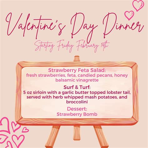 Valentines Weekend Specials, 128 E.Main St. , Everett, PA, United ...