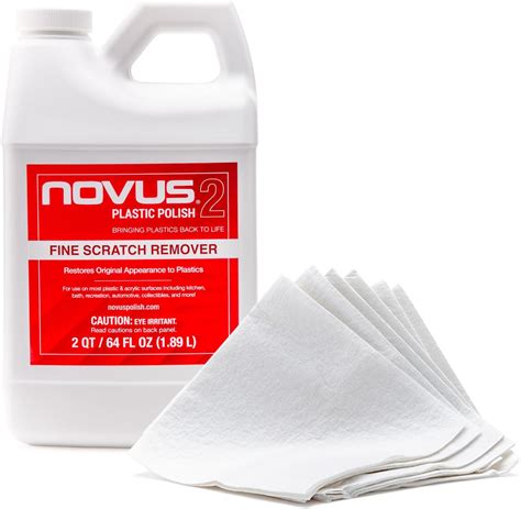 Amazon.com: NOVUS Plastic Polish with 6ct Polish Mates Pack | Fine ...