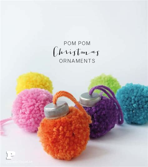 Colorful Bliss: Christmas Craft Ideas Made With Pom Poms