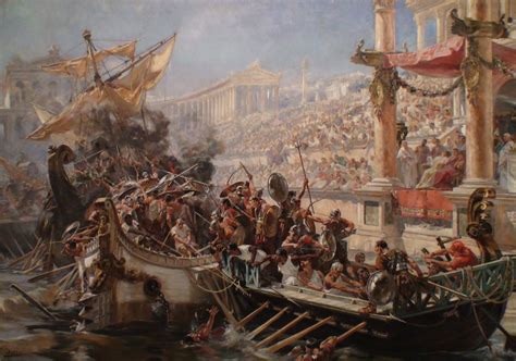 Epic Naval Battles of the Colosseum in Ancient Rome