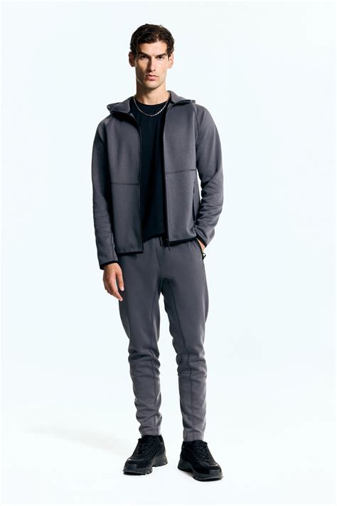 Sports zip-through hoodie with DryMove™ - Dark grey - Men | H&M IN