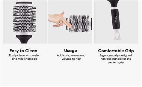 Buy Vega Hot Curl Brush (India's No.1* Hair Brush Brand) For Hair ...