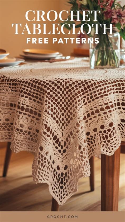 Image result for Free Crochet Tablecloth Patterns Rectangular