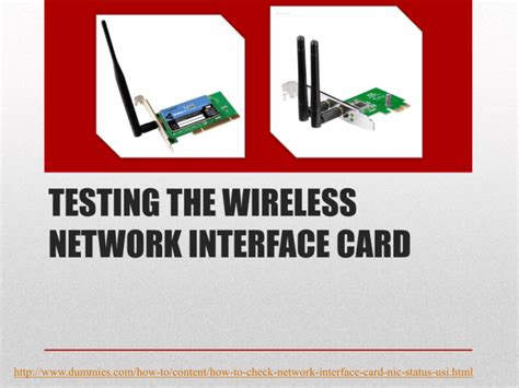 Image result for How to Test a Network Card