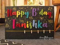 Happy Birthday String Art With Personalised Photos – Craftsbazaar