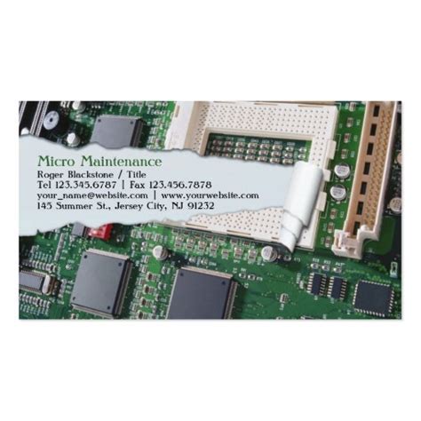 Computer Repair Business Cards Samples 的图像结果