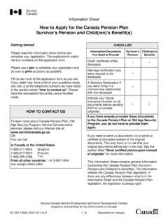 How to Apply for the Canada Pension Plan Survivor's ... / how-to-apply ...