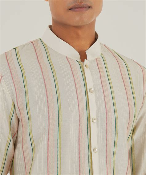 Cotton Silk Chanderi Kurta Set– DHRUV VAISH