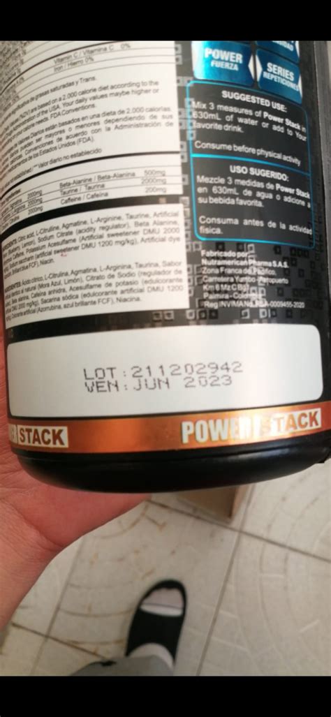 POWER STACK mora azul 1 Lb (454g)